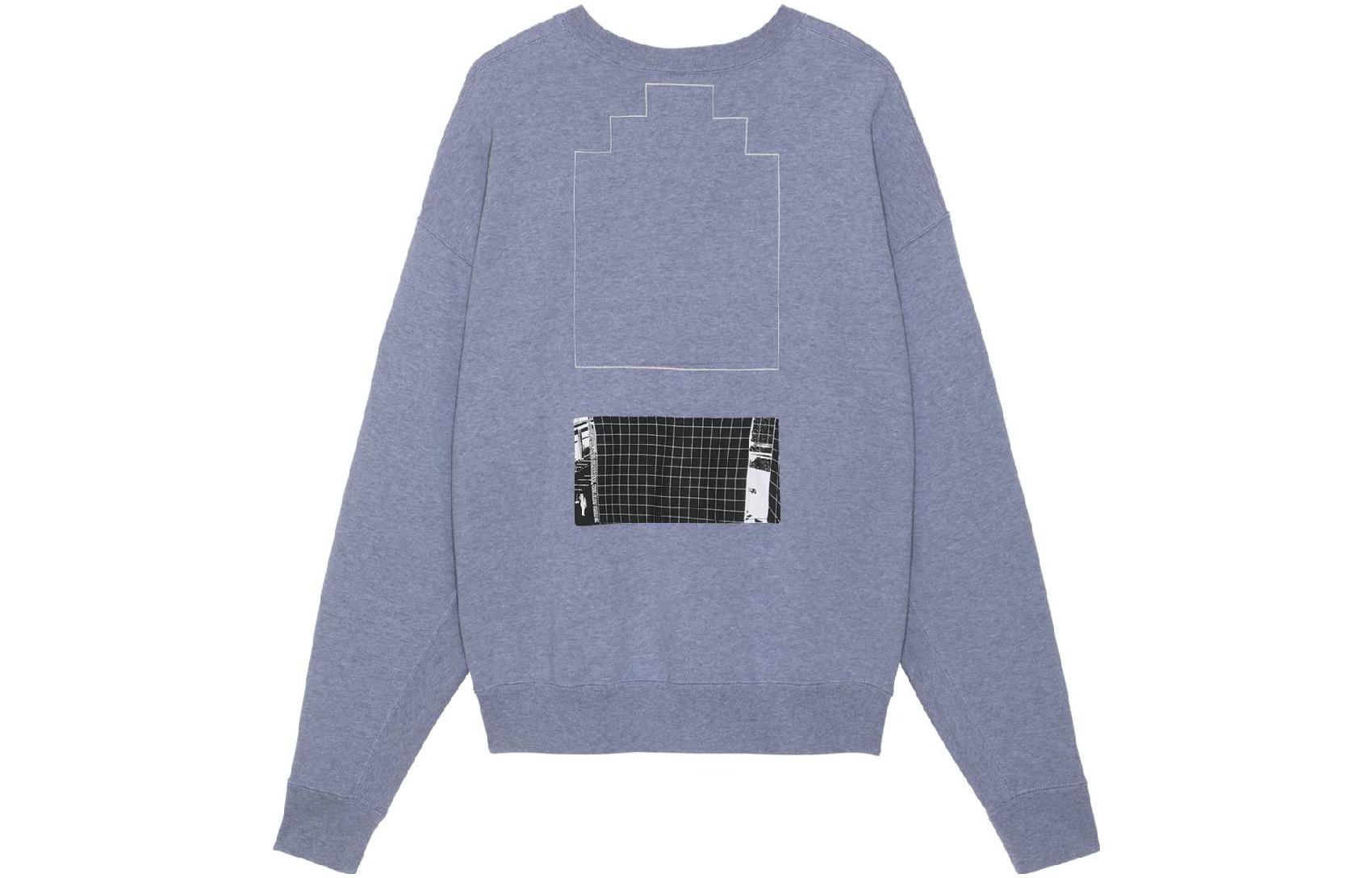 Lookbook Cav Empt FW22 图案标志长袖圆领卫衣 灰色 CES22A68