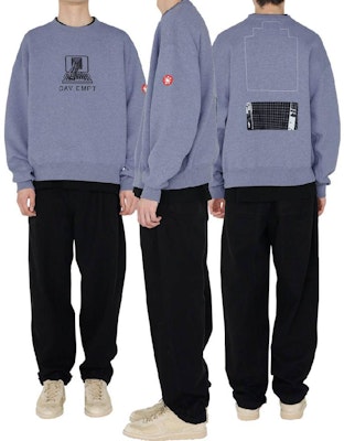 Cav Empt FW22 Graphic Logo Crewneck Long Sleeve Sweatshirt Grey (). CES22A68 Shop Cav Empt FW22 Graphic Logo Crewneck Long Sleeve Sweatshirt Grey (). CES22A68