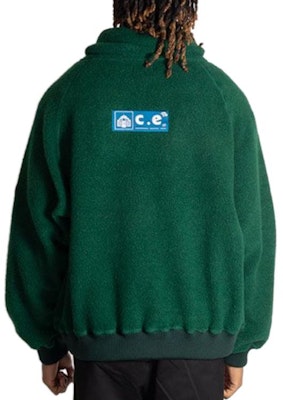 Hoodie Half-Zip Logo Bordir Cav Empt FW22 Pria Warna Hijau CES21189 Purchase Hoodie Half-Zip Logo Bordir Cav Empt FW22 Pria Warna Hijau CES21189