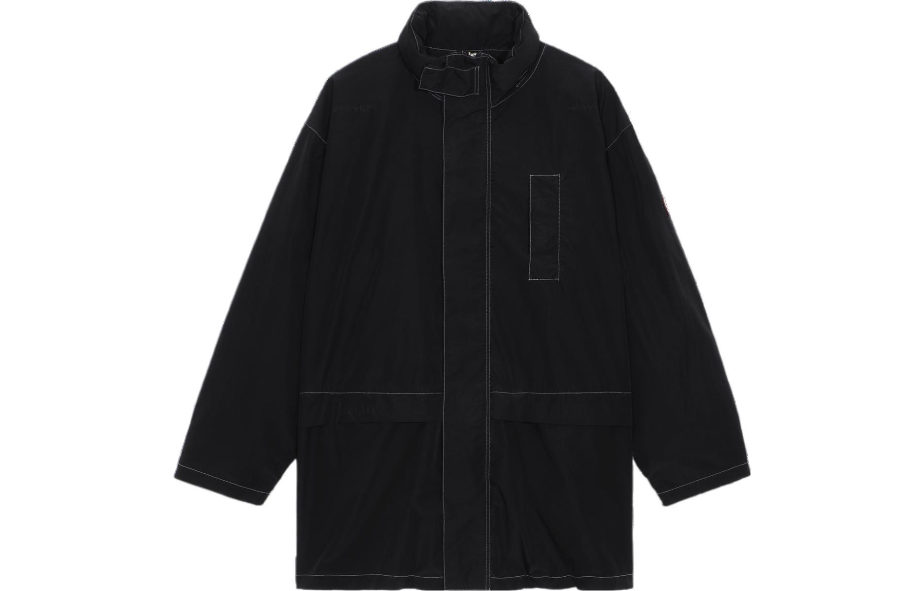 Cav Empt FW22 Overdye P/N Zip Hoodie Jacket Blue Logo Outerwear CES22A64