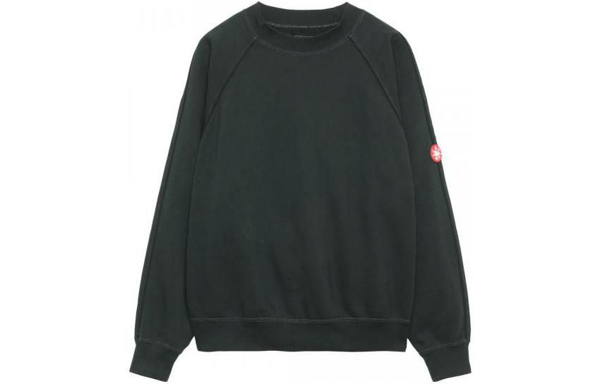 Cav Empt FW22 Overdye Raglan Piping Sweatshirt Charcoal Logo Crewneck Menswear CES21CS03