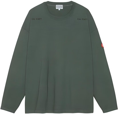 Cav Empt FW22 Patchwork Graphic Crewneck Sweatshirt Green (). CES22LT05 Buy Cav Empt FW22 Patchwork Graphic Crewneck Sweatshirt Green (). CES22LT05