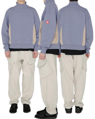 Cav Empt FW22 Side Panel Mock Neck Pullover Sweatshirt Purple . CES22A67 Shop Cav Empt FW22 Side Panel Mock Neck Pullover Sweatshirt Purple . CES22A67