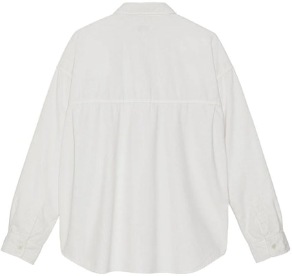 Cav Empt FW22 Unisex Solid White Long Sleeve Shirt with Patch. CES22SH04 Lookbook Cav Empt FW22 Unisex Solid White Long Sleeve Shirt with Patch. CES22SH04