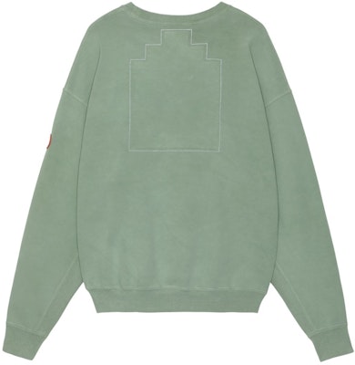 Cav Empt FW22 Washed Geometric Graphic Crewneck Sweatshirt Unisex. CES22CS13 Details for Cav Empt FW22 Washed Geometric Graphic Crewneck Sweatshirt Unisex. CES22CS13