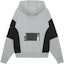 Lookbook Cav Empt FW22 Wide Rib Cut Heavy Hoodie Colorblock Minimalist Grey Hoodie CES22A51