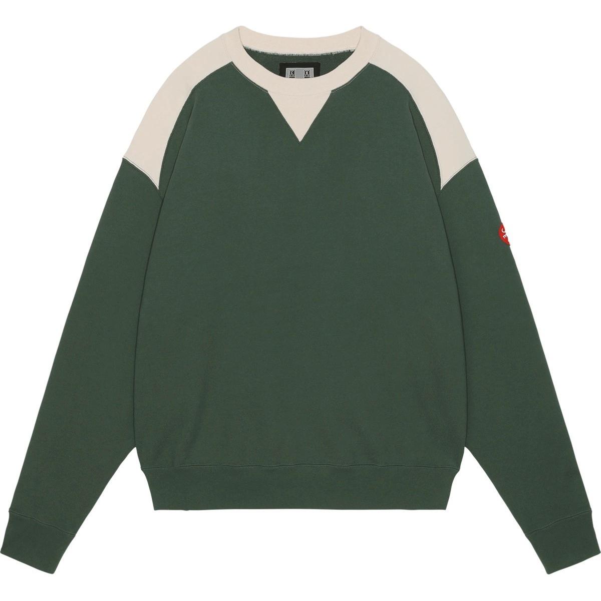 Order Cav Empt Sweater Hijau Unisex Lengan Panjang Patch Geometris. CES25CS10