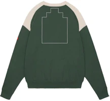 Lookbook Cav Empt 幾何背貼圓領長袖衛衣 男女綠色款 CES25CS10