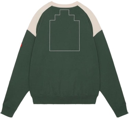 Cav Empt Geometric Back Patch Crewneck Sweatshirt Unisex Green Long Sleeve. CES25CS10 Lookbook Cav Empt Geometric Back Patch Crewneck Sweatshirt Unisex Green Long Sleeve. CES25CS10