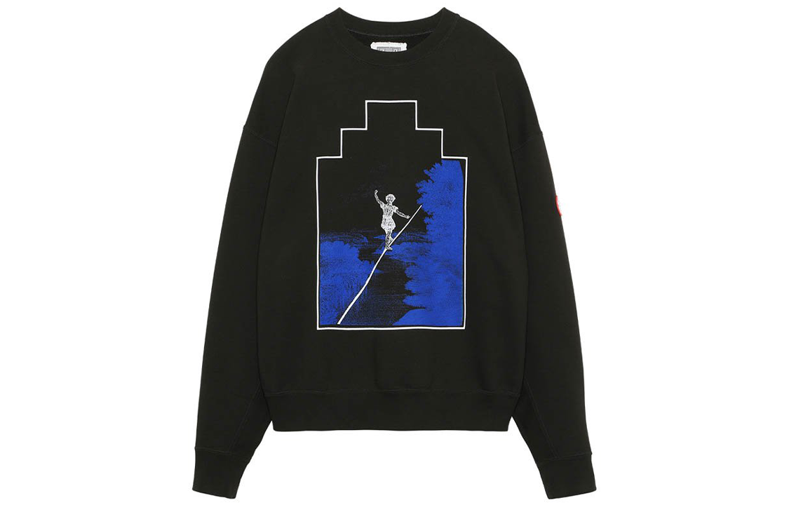 Order Sudadera Unisex Negra Cav Empt con Estampado Geométrico de Manga Larga. CES21CS02