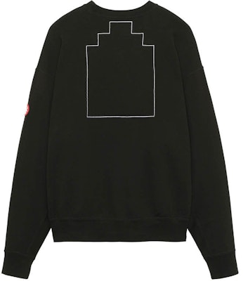Cav Empt Geometric Graphic Print Unisex Black Long Sleeve Sweatshirt. CES21CS02 Lookbook Cav Empt Geometric Graphic Print Unisex Black Long Sleeve Sweatshirt. CES21CS02