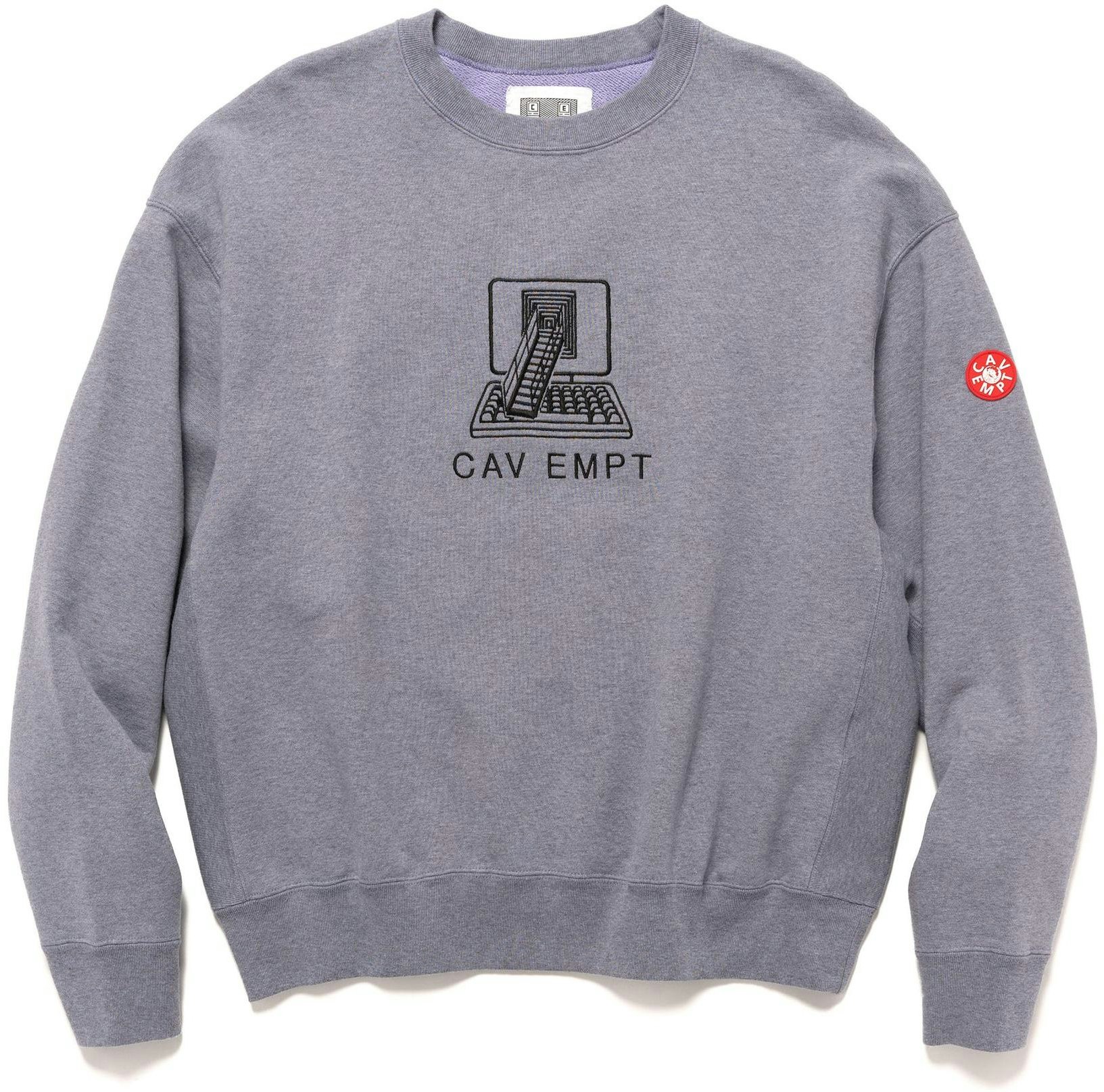 cav-empt-geometric-print-crewneck-long-sleeve-sweatshirt-grey-ces-22-cs-02