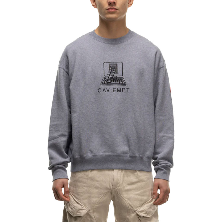 Purchase Sudadera Cav Empt Gris de Manga Larga con Estampado Geométrico. CES22CS02