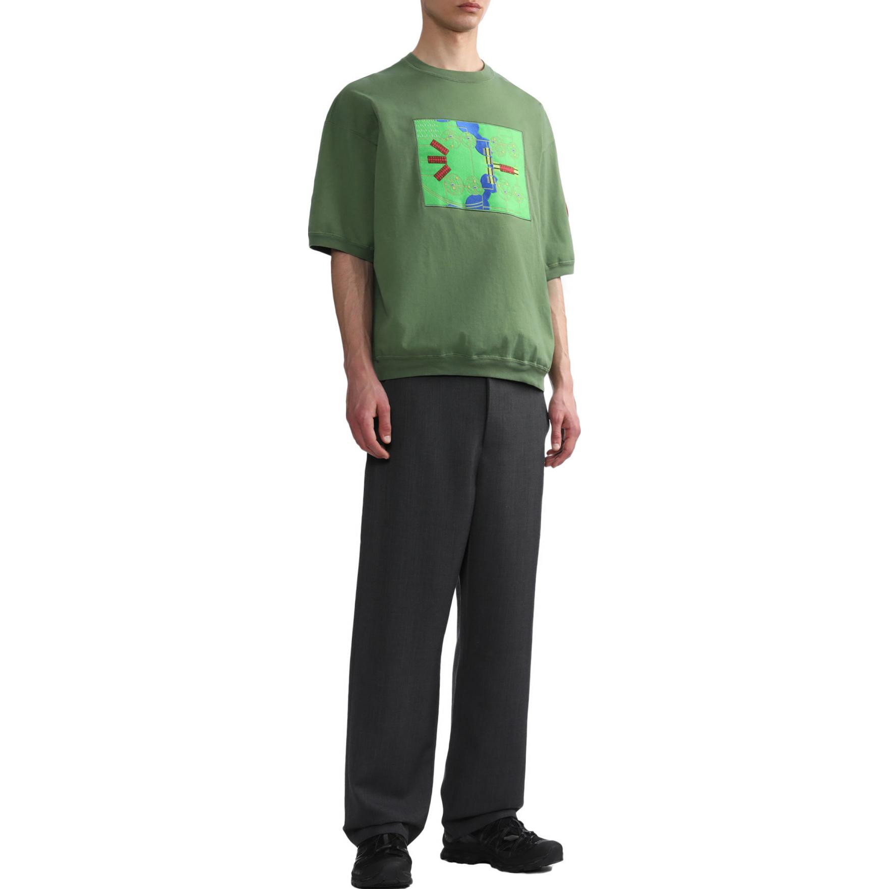 Shop Cav Empt Kaos Pendek Logo Grafis Hijau. CES23T22