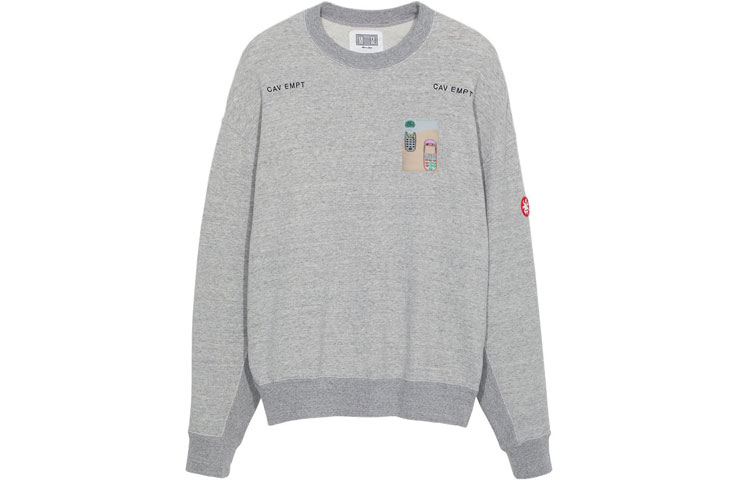 Lookbook キャブエンプト グラフィックプリント クルーネック スウェットシャツ ユニセックス CES19CS16