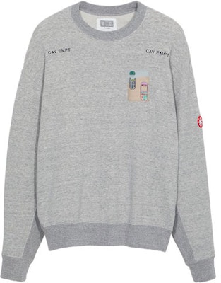 Cav Empt Graphic Print Crewneck Sweatshirt Unisex CES19CS16 Lookbook Cav Empt Graphic Print Crewneck Sweatshirt Unisex CES19CS16
