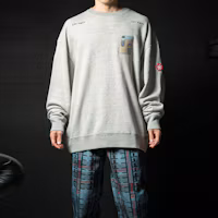 Shop Cav Empt 圖案印花男女同款圓領衛衣 CES19CS16