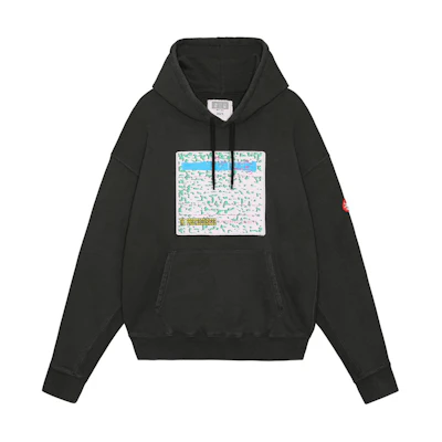 Cav Empt Graphic Print Hoodie Unisex Black. CES24CS06