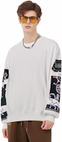 Purchase Cav Empt 圖案印花白色套頭衫 情侶款 男女適穿 CES21CS07