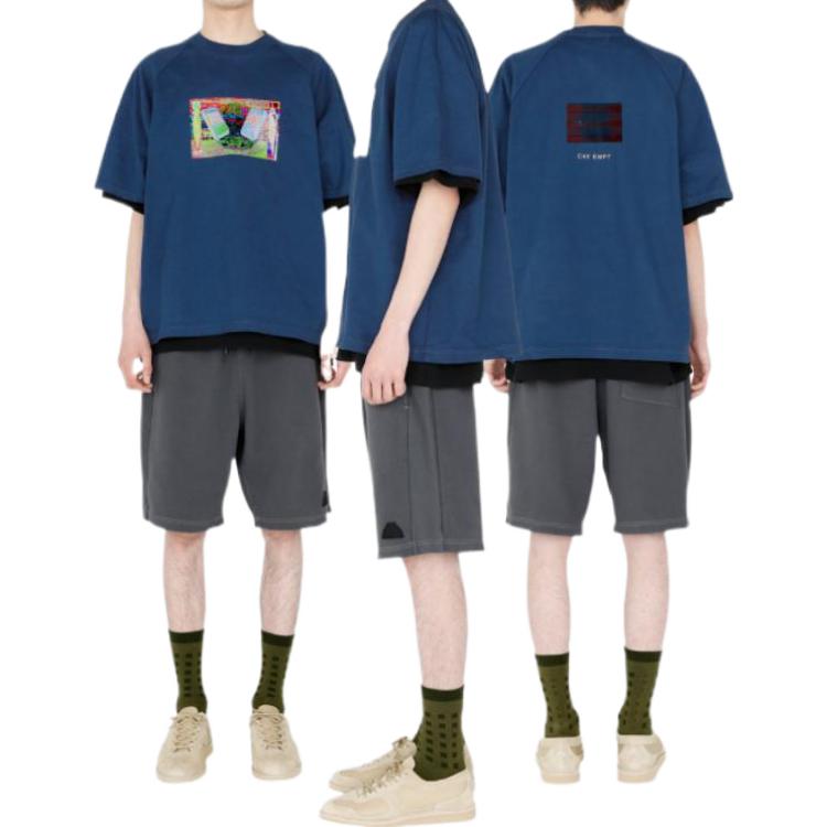 Shop Cav Empt Kaos Unisex Lengan Pendek dengan Desain Grafis. CES22T24