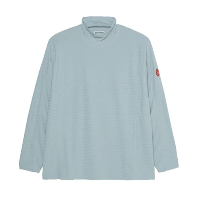 Cav Empt High-Neck Fleece Sweatshirt Gray CES18CS19-GREY