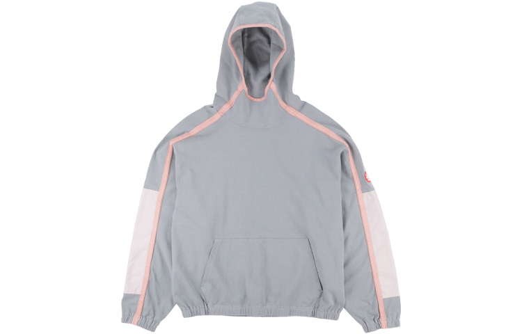 Cav Empt High-Neck Pullover Hoodie Unisex Light Gray CES17CS18