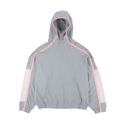 Cav Empt High-Neck Pullover Hoodie Unisex Light Gray CES17CS18