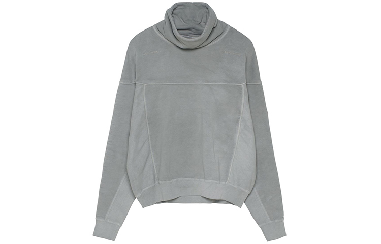 Cav Empt High Neck Pullover Sweatshirt Unisex Grey CES18CS08-GREY