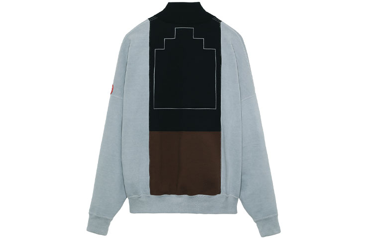 Lookbook Cav Empt Logo Contrast Turtleneck Sweatshirt Biru Pria. CES20CS09