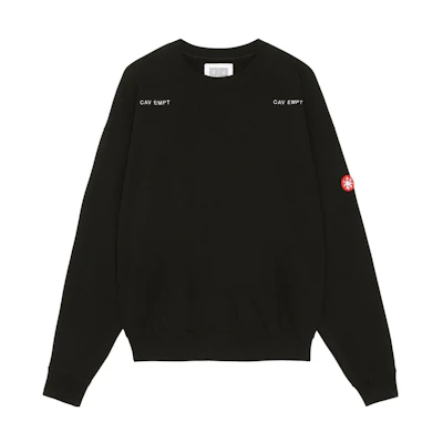 Cav Empt Logo Embroidered Crewneck Pullover Sweatshirt Unisex. CES22CS10