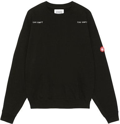 Cav Empt Logo Embroidered Crewneck Pullover Sweatshirt Unisex. CES22CS10 Order Cav Empt Logo Embroidered Crewneck Pullover Sweatshirt Unisex. CES22CS10