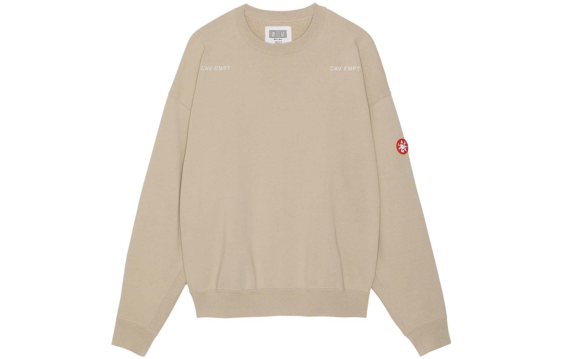 Shop Sudadera Unisex Cav Empt Logo Bordado Cuello Redondo. CES22CS10