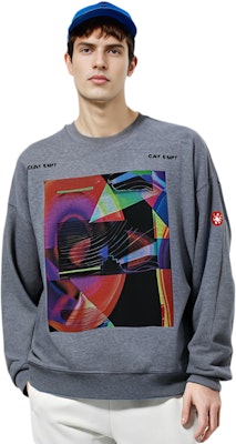 Cav Empt Logo Print Crewneck Pullover Sweatshirt Unisex Grey CES22CS01 Purchase Cav Empt Logo Print Crewneck Pullover Sweatshirt Unisex Grey CES22CS01