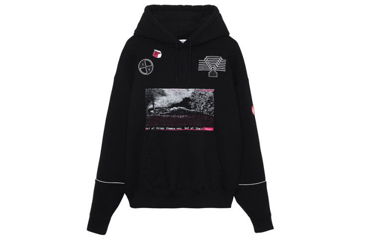 Cav Empt Logo Pullover Sweatshirt Black CES20CS15