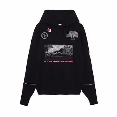Cav Empt Logo Pullover Sweatshirt Black CES20CS15