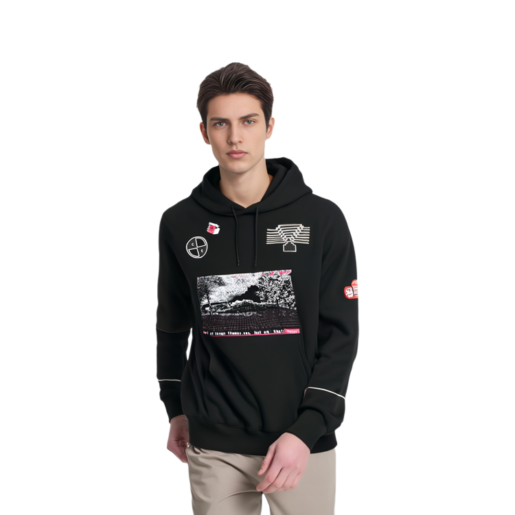 Shop Sudadera Negra Cav Empt Logo Pullover CES20CS15