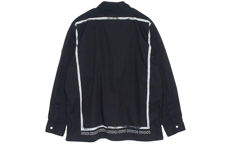 Lookbook Cav Empt 長袖智能手機貼片襯衫 黑色 CES16SH01