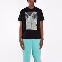 Shop Cav Empt MD 灰色面掌圖案黑色男女短袖T恤 CES15T02