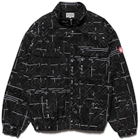 Cav Empt Noise 7 Unisex Black Zip-Up Jacket CES16JK13 Cav Empt Noise 7 Unisex Black Zip-Up Jacket CES16JK13