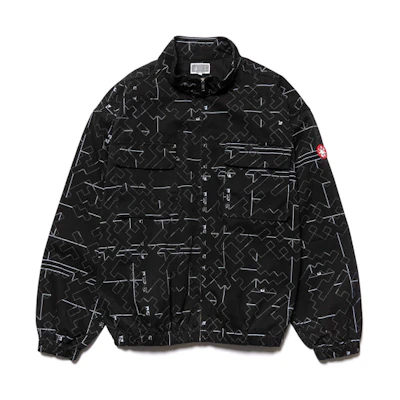 Cav Empt Noise 7 Unisex Black Zip-Up Jacket CES16JK13