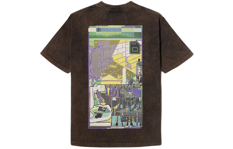 Cav Empt Overdye Debriefing Black T-shirt Unisex with Back Print CES16T14