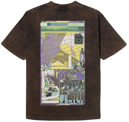 Cav Empt Overdye Debriefing Black T-shirt Unisex with Back Print CES16T14 Order Cav Empt Overdye Debriefing Black T-shirt Unisex with Back Print CES16T14