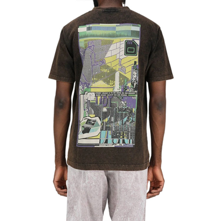 Purchase Cav Empt Kaos Hitam Unisex Overdye Back Print Debriefing. CES16T14