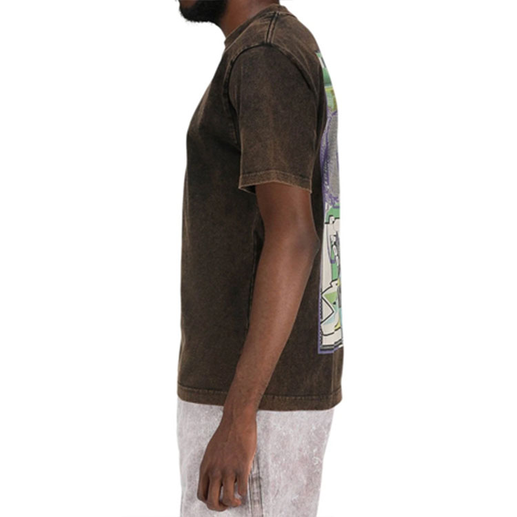 Sizing Cav Empt Kaos Hitam Unisex Overdye Back Print Debriefing. CES16T14