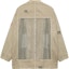 Lookbook Cav Empt Overdye Mesh Window Jacket Unisex Loose Fit Zip Khaki Jacket. CES21JK09