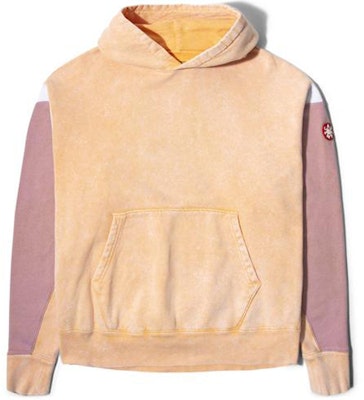 Cav Empt Overdye Panel Heavy Unisex Hoodie Orange CES16CS11 Order Cav Empt Overdye Panel Heavy Unisex Hoodie Orange CES16CS11