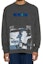 Shop Cav Empt Overdye Printed Long Sleeve T-Shirt Unisex Black CES17LT05