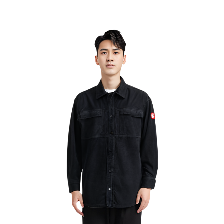 Purchase Camisa Chaqueta Negra Cav Empt Overdye Switch Cord Manga Larga Botonada. CESS2204