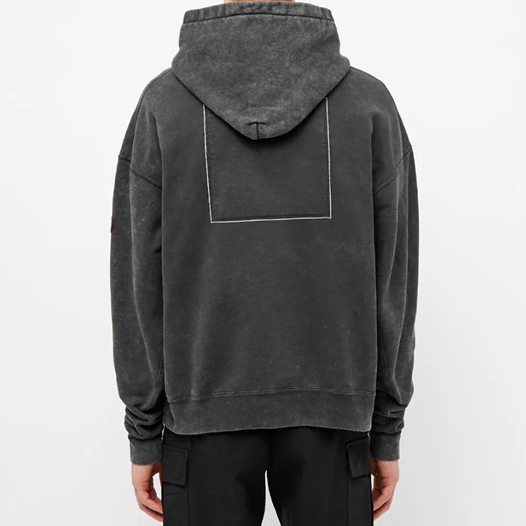 Shop Cav Empt Overdyed Numbers Binary Code Unisex Black Hoodie CES16CS12