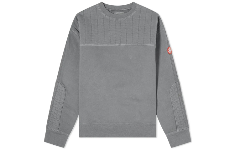 Cav Empt Padded Crewneck Sweatshirt Grey CES17CS12